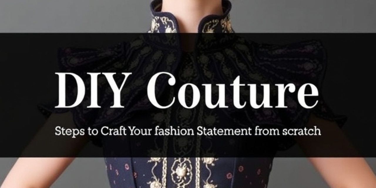 DIY Couture: Steps to Craft Your Own Fashion Statement from Scratch