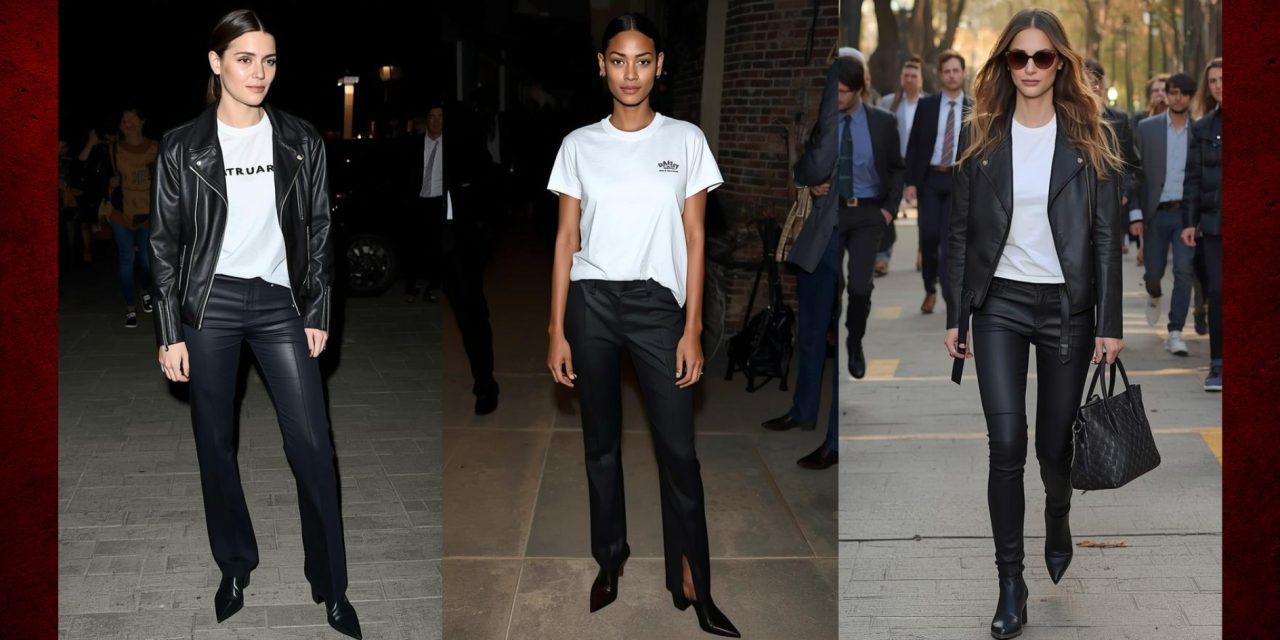 White Tee After Dark: Redefining Effortless Elegance