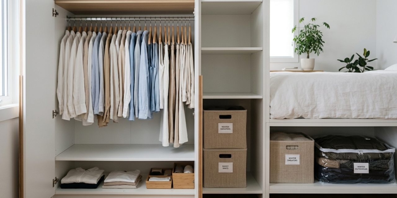 Seasonal Wardrobe Rotation That Actually Simplifies Getting Dressed