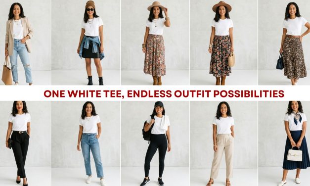One White Tee, Endless Outfit Possibilities